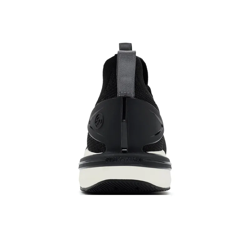 PEAK State Extreme 5.0 Cushioned Slip Resistant Abrasion Resistant Low Top Casual Running Shoes Men's Black White-4