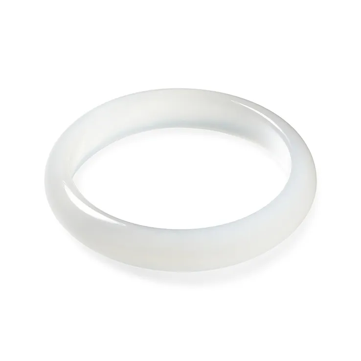 CHAOHONGJI Chalcedony Jade Bangle Dingdang Bangle Women's-6