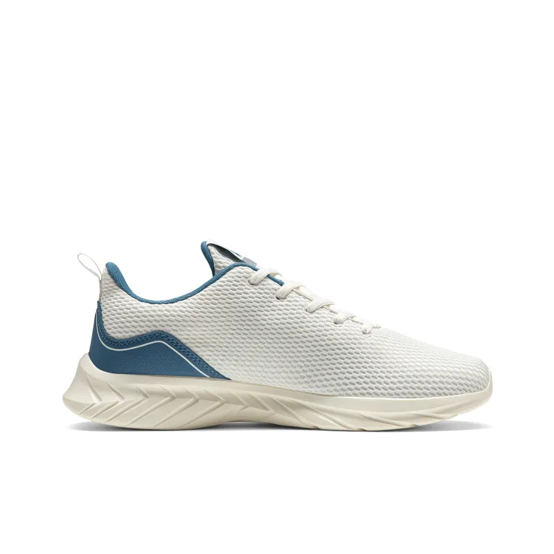 PEAK Qingyi Low Top Running Shoes Men's Ecru Graphite Blue-1