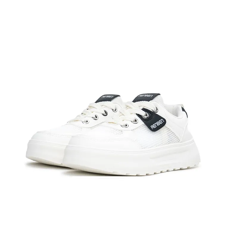 Humanism 1986 Wear-Resistant Lightweight Breathable Height Increasing Low-Top Skateboard Shoes Women's-8