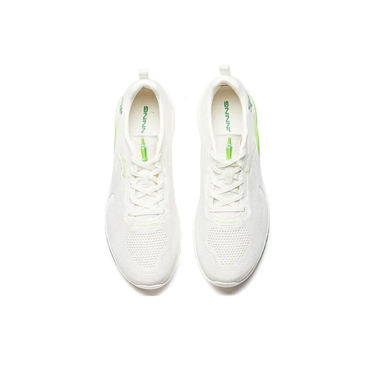 Coca Cola x Anta Hydrogen Run II Anti Slip Wear Resistant Low Top Running Shoes Women's White Green-2