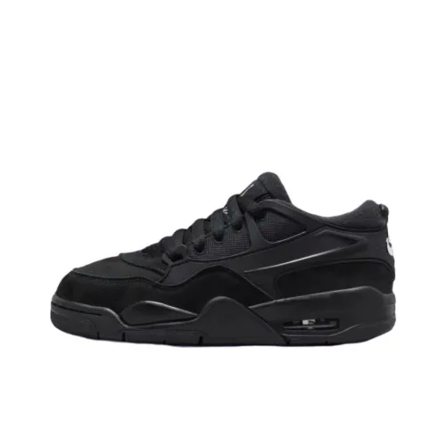 Air Jordan 4 Vintage Basketball Shoes Unisex Mid-Top Black