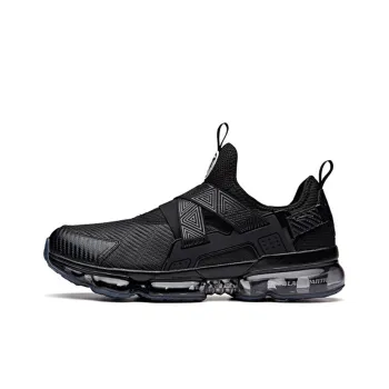 MANWEI x Anta Anti Slip Wear Resistant Breathable Lightweight Low Top Running Shoes Men's Black