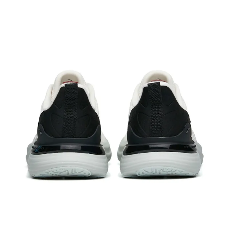 Anta 2.5 Breathable Lightweight Low Top Running Shoes Men's White Black-3