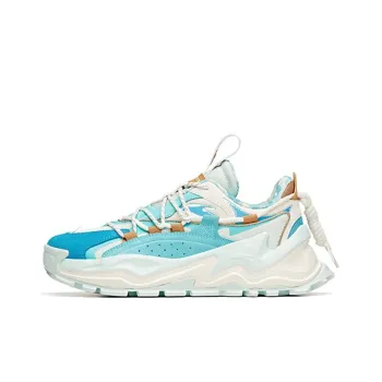 LIBAI x Anta Hot Cushioning Anti Slip And Wear Resistant Low Top Chunky Sneakers Blue White