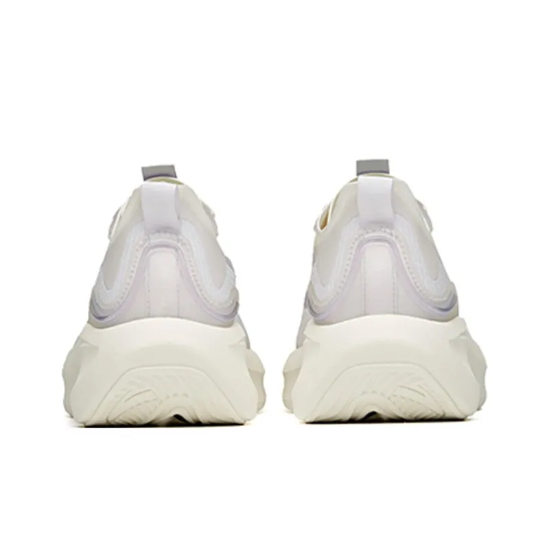 Anta Leaf 1.0 Wear Resistant Slip Resistant Low Top Running Shoes Women's Purple White-4
