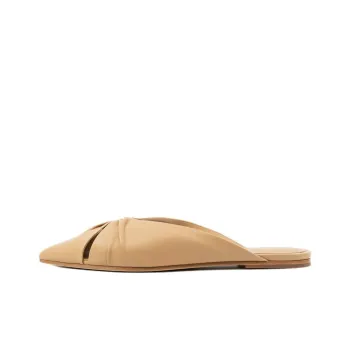 STUDIO AMELIA Wrap-toe Slippers Women's Light Brown