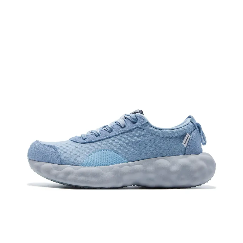 Rastaclat x PEAK State Pole Cloud R1 Small Lion Running Shoes Men's Light Gray Blue-1