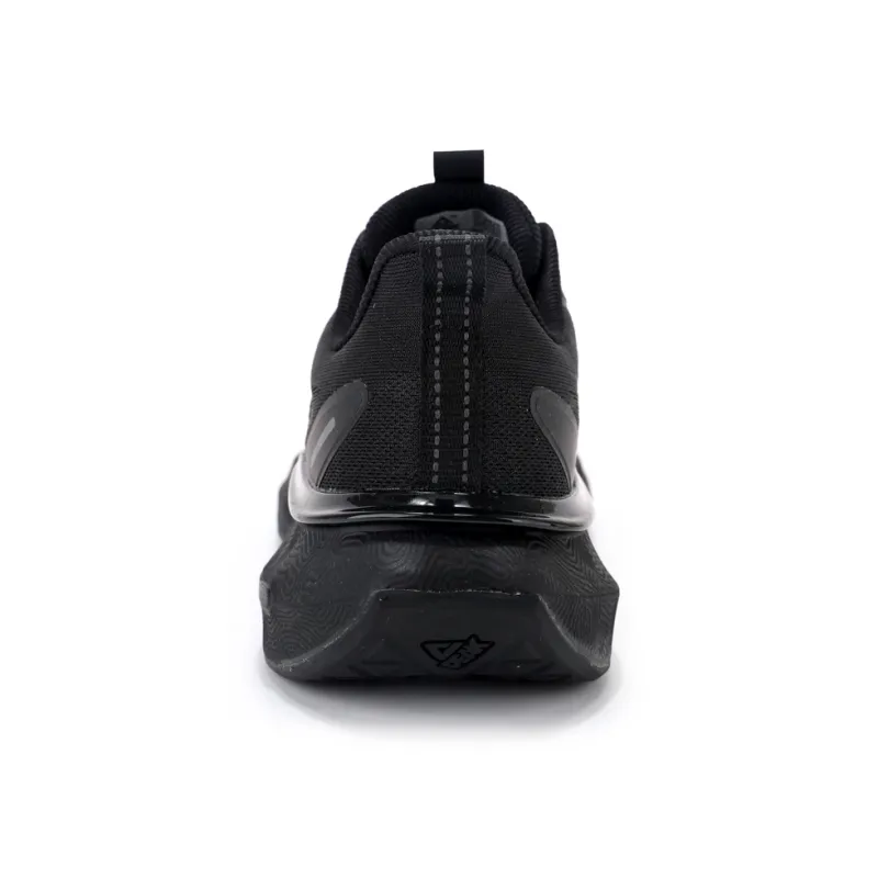 PEAK Tai Ji3.0 Anti Slip Wear Resistant Low Top Long Distance Running Shoes Men's All Black-4