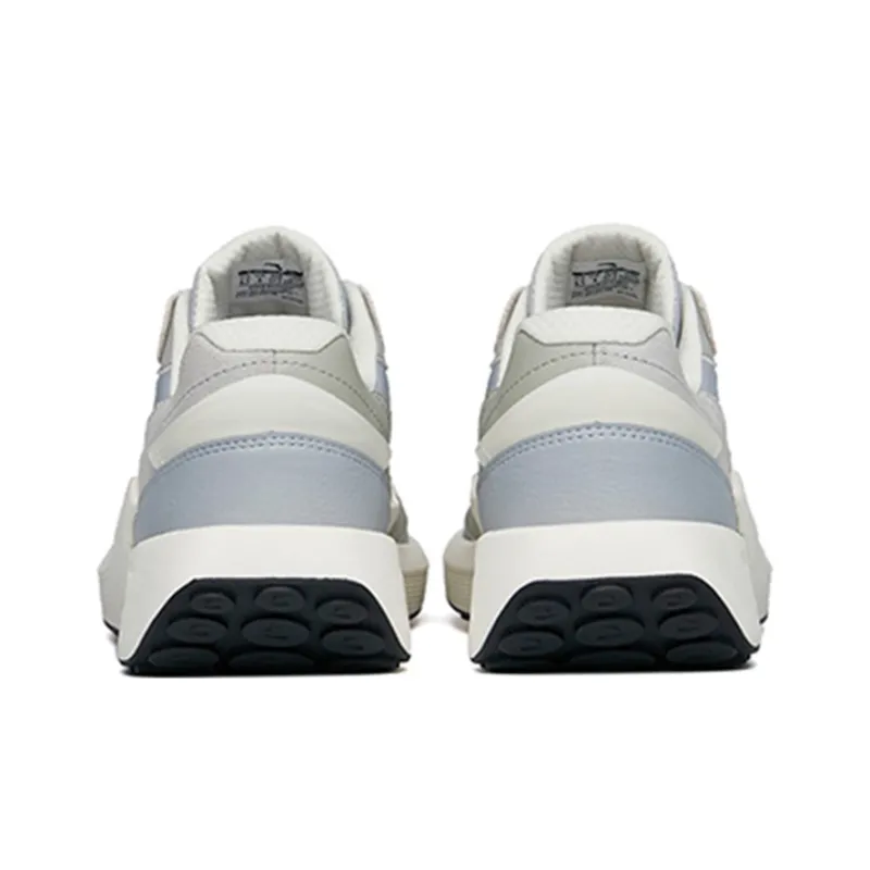 Anta Icing Cushioning Anti-Slip Wear-Resistant Breathability Low-Top Sports Casual Shoes Women's Gray White Black-4