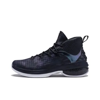 Anta UFO2.0 Cushioning Anti Slip And Wear Resistant Coverage High Top Basketball Shoes Men's Black