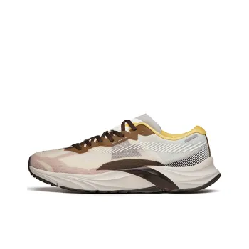 Anta Asphalt Road Fighter 1.0 Wear Resistant Low Top Running Shoes Men's Gray Brown Yellow