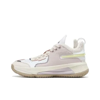 PEAK Flash 4 Taichi Wear Resistant Cushioning Coverage Support Low Top Basketball Shoes Women's Camel Gray