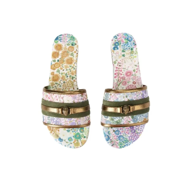 Kurt Geiger London Slide Slippers Women's Gold-2