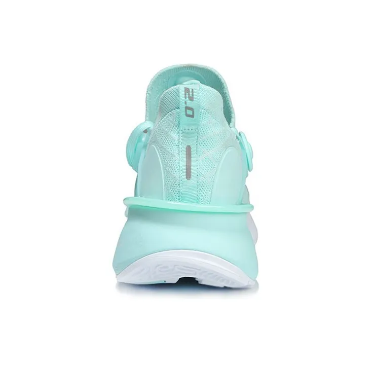 PEAK Tai Ji1.0 Mojito Anti Slip Wear Resistant Low Top Sports Casual Shoes Women's Pink Green-4