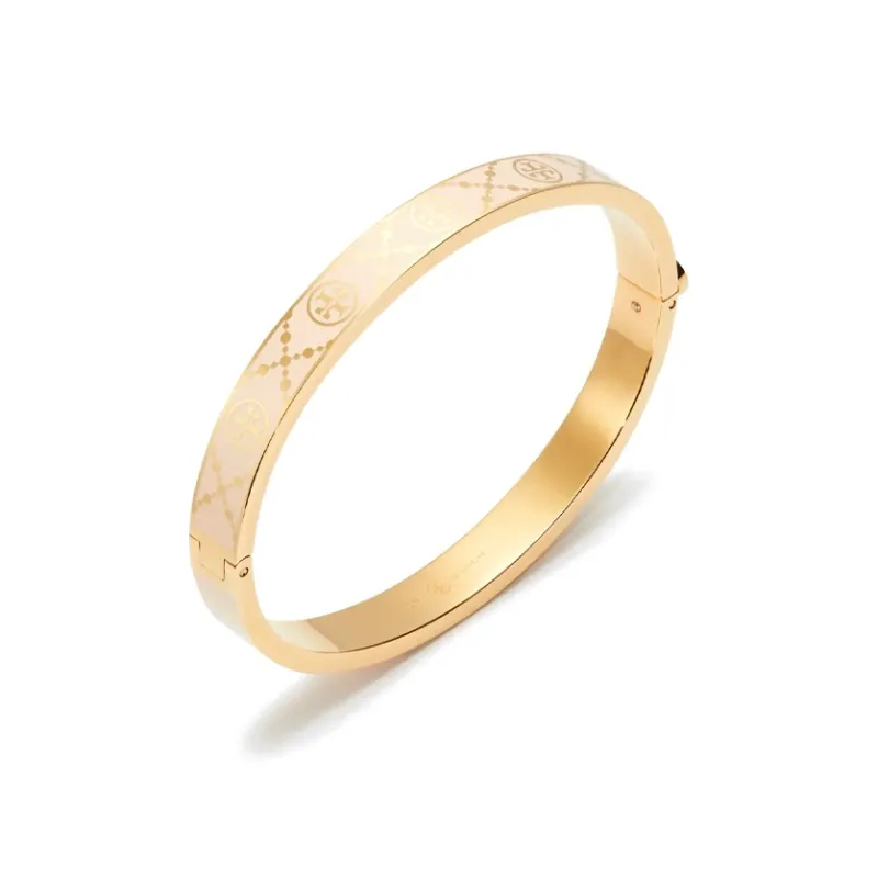 TORY BURCH T Monogram Hinge Bracelet-1