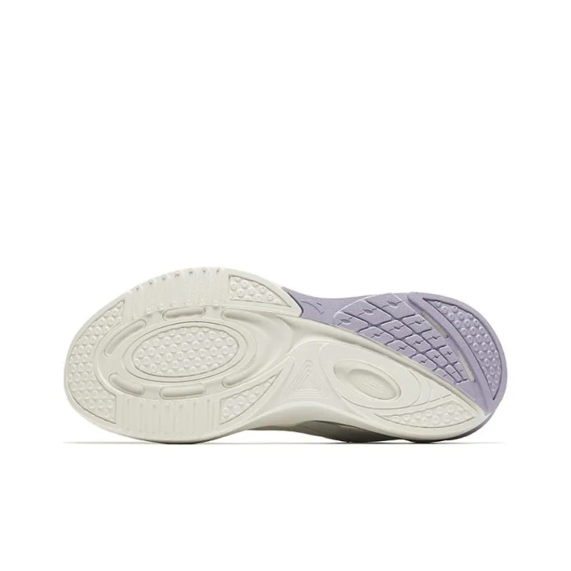 Anta C37+ Shock Absorbers Rebound Low Top Running Shoes Women's White Purple-4