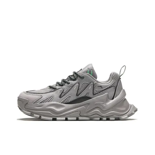 Anta Hot Cushioning Lightweight Low Top Casual Shoes Men's Gray