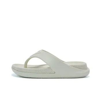 PEAK Statistic Sandals Slide Slippers Women's Canvas White