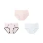 E Set-Macaron Color Block-Pink+Light Purple+Blue