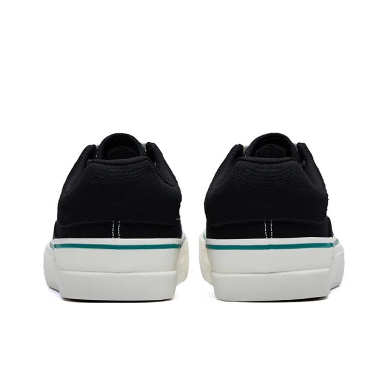 Anta Ao Li MD Anti Slip And Wear Resistant Lightweight Low Top Skateboard Shoes Men's Black White-4