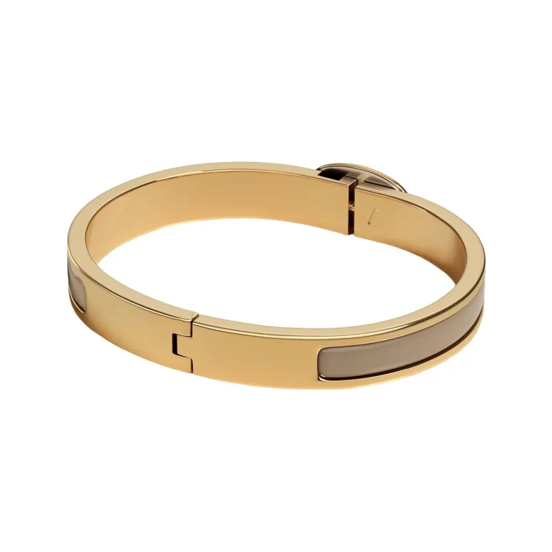 HERMES Clic Enamel Bangles Women's-1