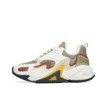 Anta Walker 3.0 Running Culture Collection Lightweight Low Top Sports Casual Shoes Men's White Yellow
