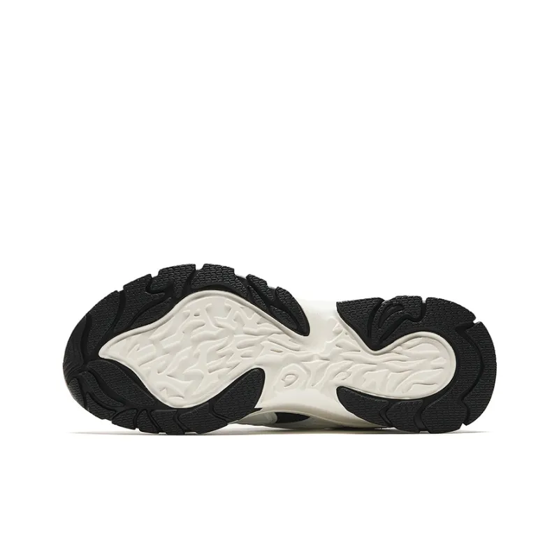 Anta Hot Wear Resistant Low Top Casual Shoes Women's Beige Black-4