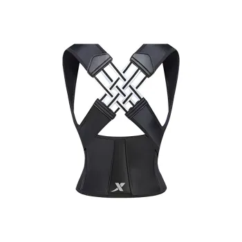 XTEP Back Support Braces Running Protective Compression Black Polyester Unisex