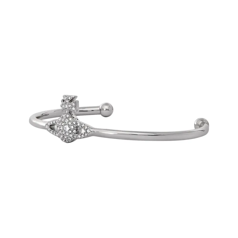 Vivienne Westwood Grace Bas Relief Open Bangle-1