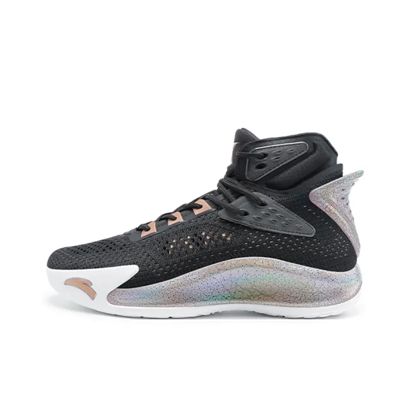 Anta KT5 KT Have Fun High Top Basketball Shoes Men's Black Gold-0
