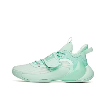 Anta Water Flower 3 Cushioning Anti Slip Wear Resistant Breathability Low Top Basketball Shoes Lime Soda