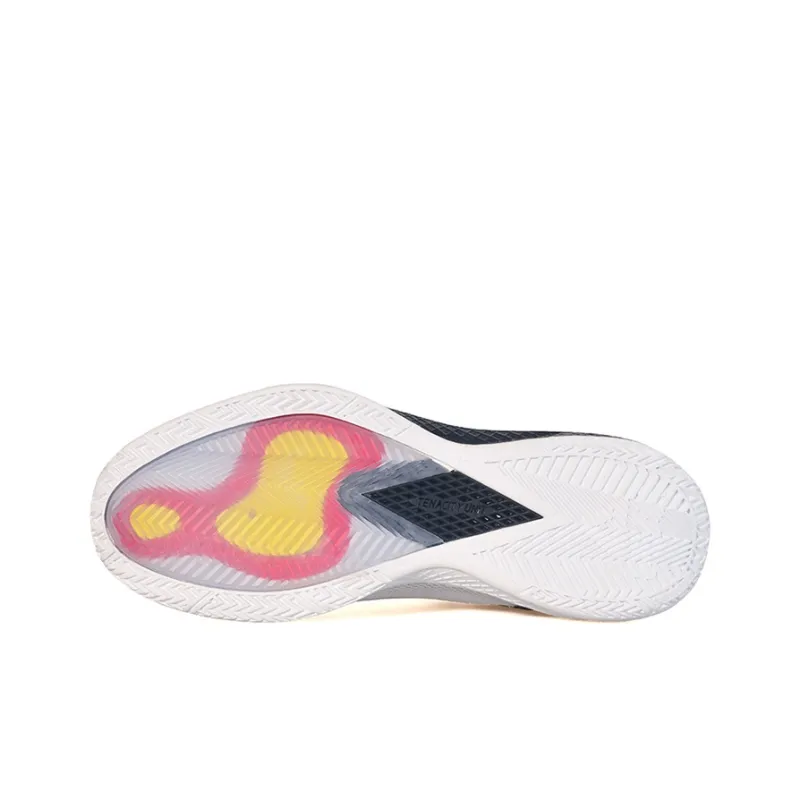 PEAK Parker IV Mid Top Performance Basketball Shoes Men's White-3