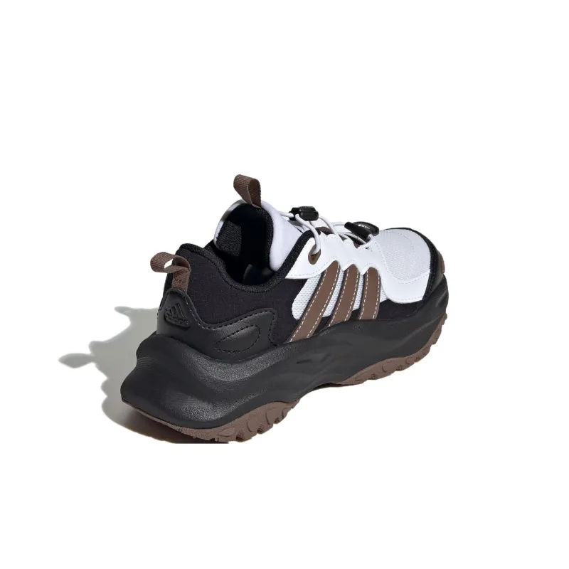 Adidas Maxxwavy Slip Resistant Cushioning Low Top Kids Lifestyle Shoes Black White Brown Kids'-3