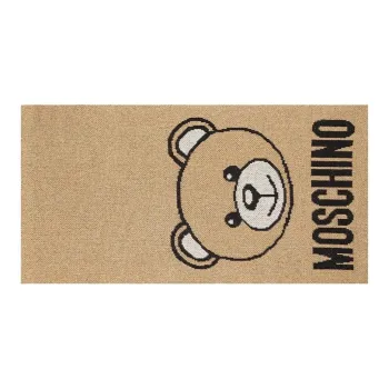 MOSCHINO Knit Scarves Women's Beige