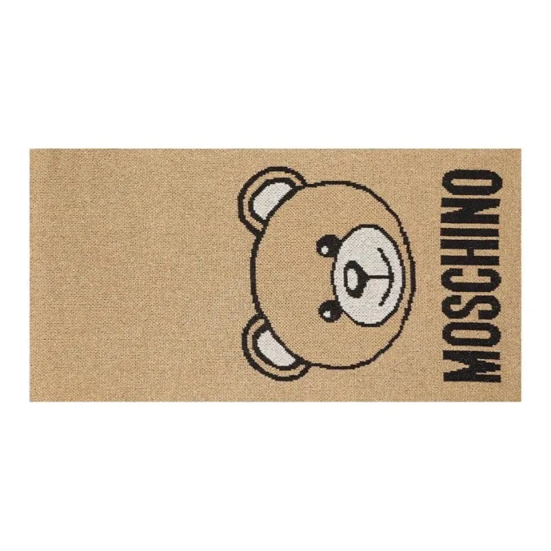MOSCHINO Knit Scarves Women's Beige-0