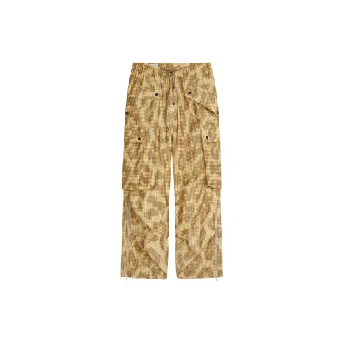 DRIES VAN NOTEN Leopard-print Cargo Trousers