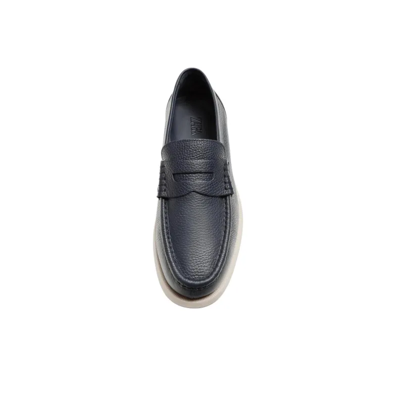 ZARA Loafers Men Sea Blue-3