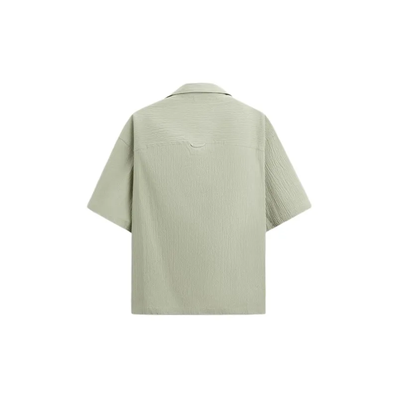 ZARA Polo Shirt Men's Light Green-1