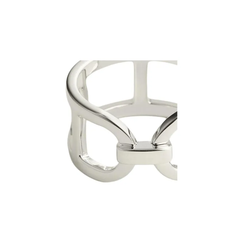 HERMES 925 Sterling Silver Rings Unisex Silver-1