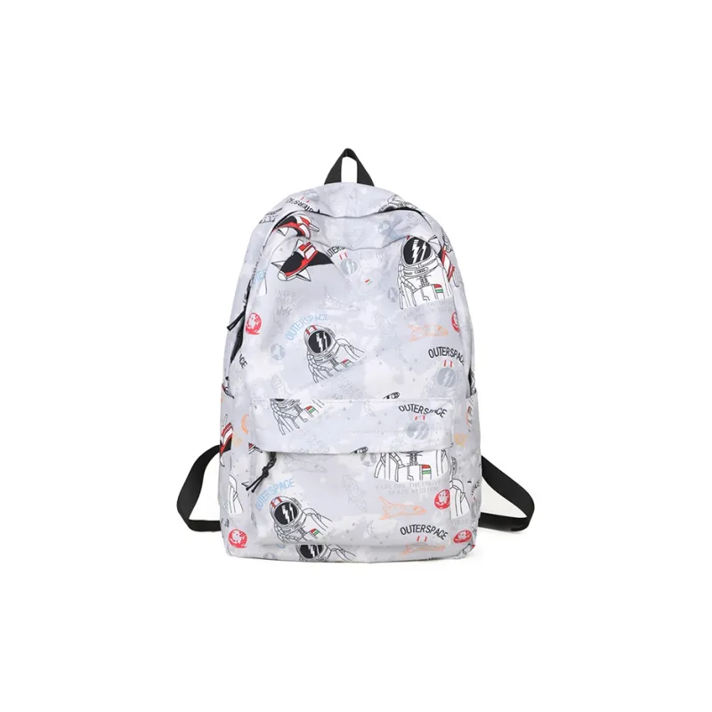 Kaka Tree Nylon Backpack Regular Unisex Black/Gray/Blue/Green-7