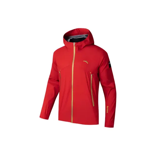 ANTA Variety Training Collection Windbreaker Jackets Men Classic Red