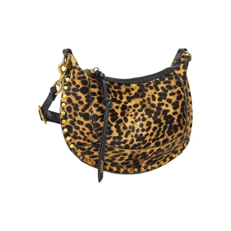 ISABEL MARANT Oskan Leopard Moon Bag-1