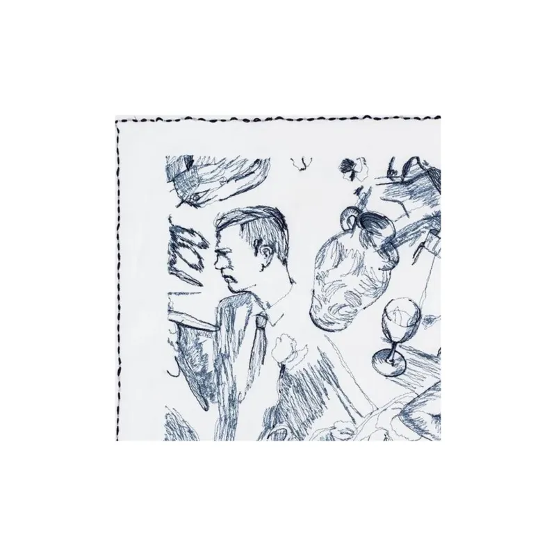 Paul Smith Pocket Square With A Pattern-1