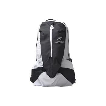 Arcteryx Nylon Outdoor Mountaineering Bag, Backpack Regular Unisex White & Black