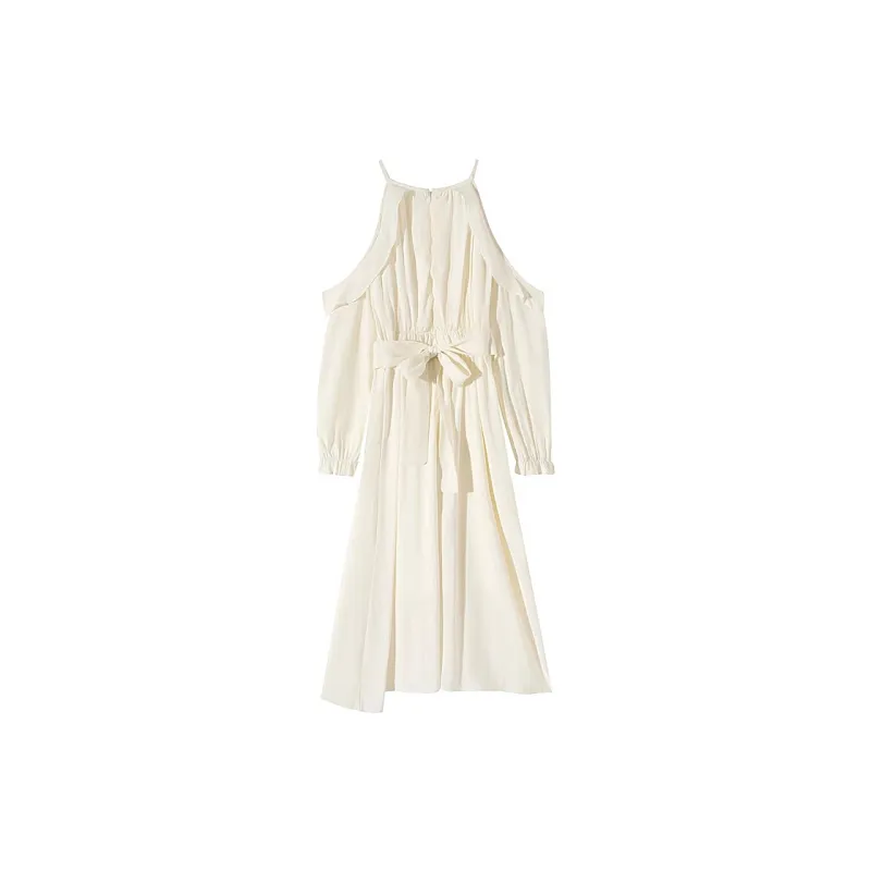 Incolore Long Sleeved Dresses Women's White-1
