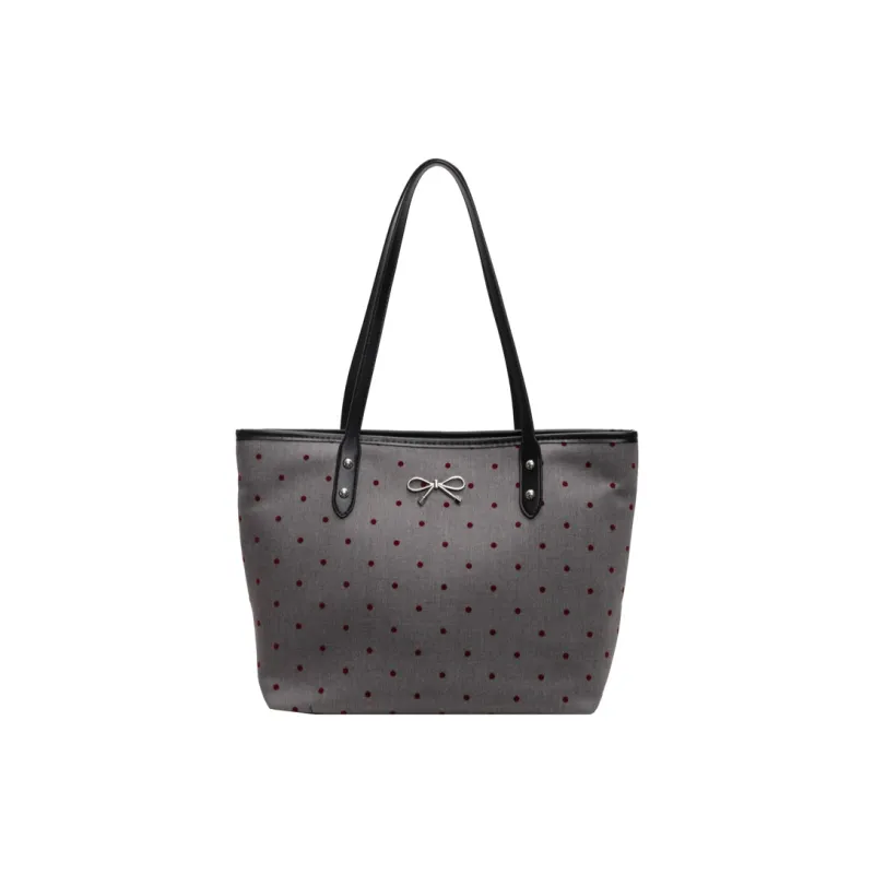 CMLZIUA Fabric Shoulder Bag Regular Women's Bowknot/Stars/Polka Dot/Heart-23