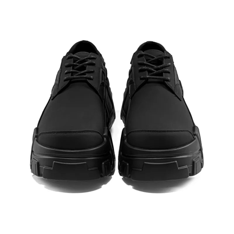 H8 Men's Casual Shoes Men Low Top Black-3