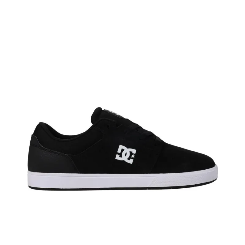 DC Shoes Anti Slip Wear Resistant Low Top Skateboard Shoes Men's Black White-1