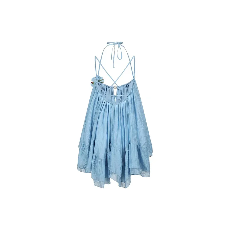JOSR Slip Dresses Women's Blue-1